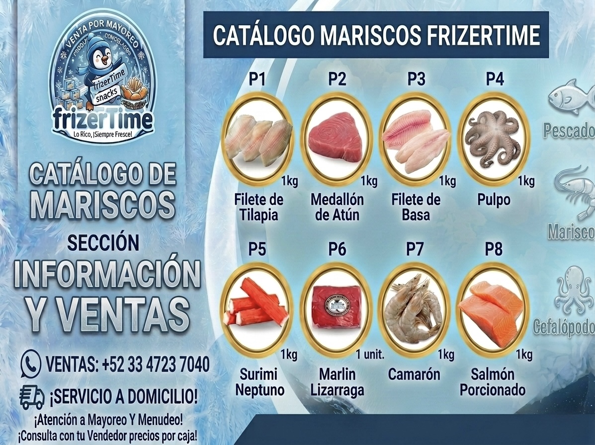 Catálogo Mariscos FrizerTime